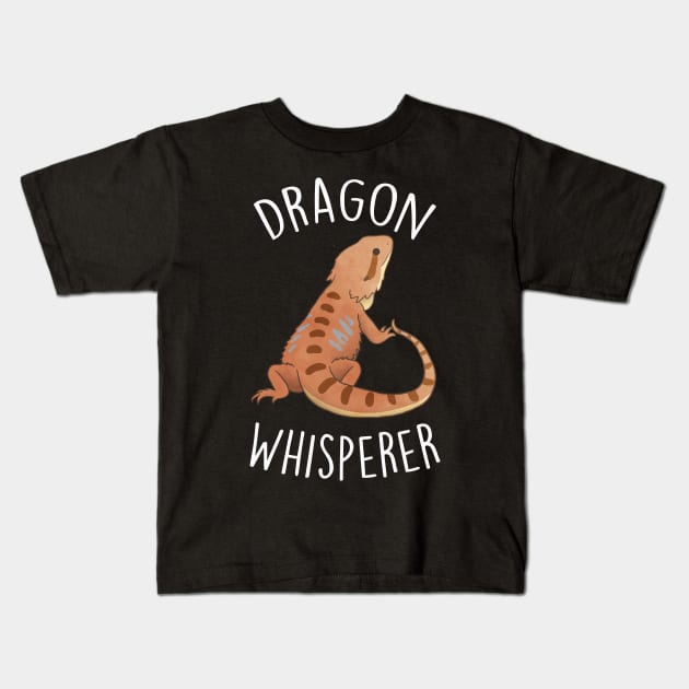 Bearded Dragon Whisperer Kids T-Shirt by Psitta